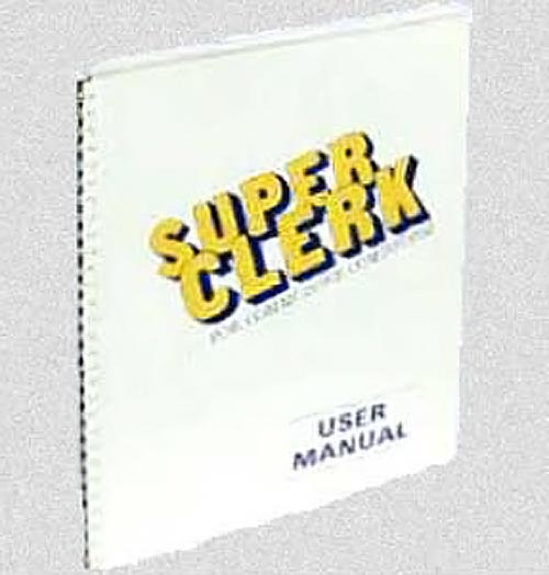 picture of SuperClerk manual, precursor to ABC accounts